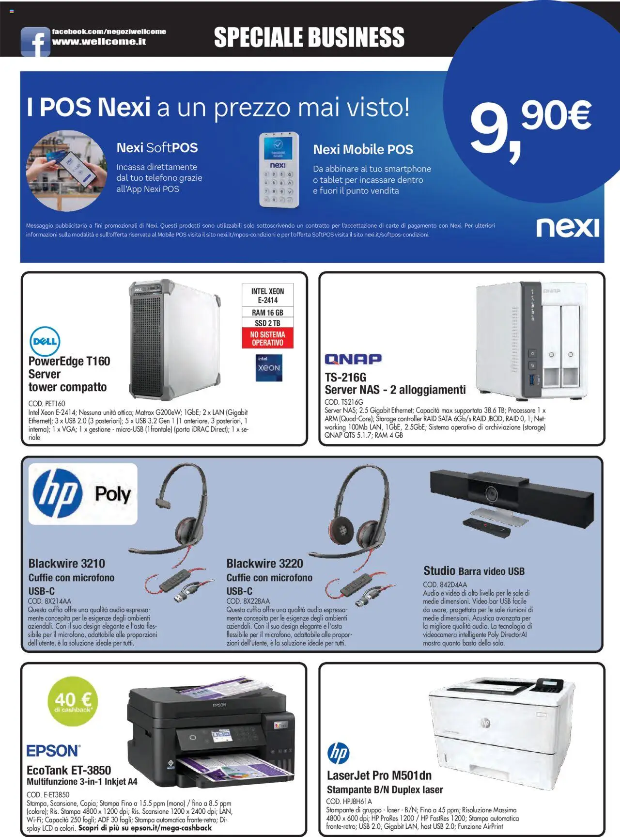 Volantino Wellcome del 18.09.2025 | Pagina: 7 | Prodotti: Mobile, Tablet, Audio, Cuffie