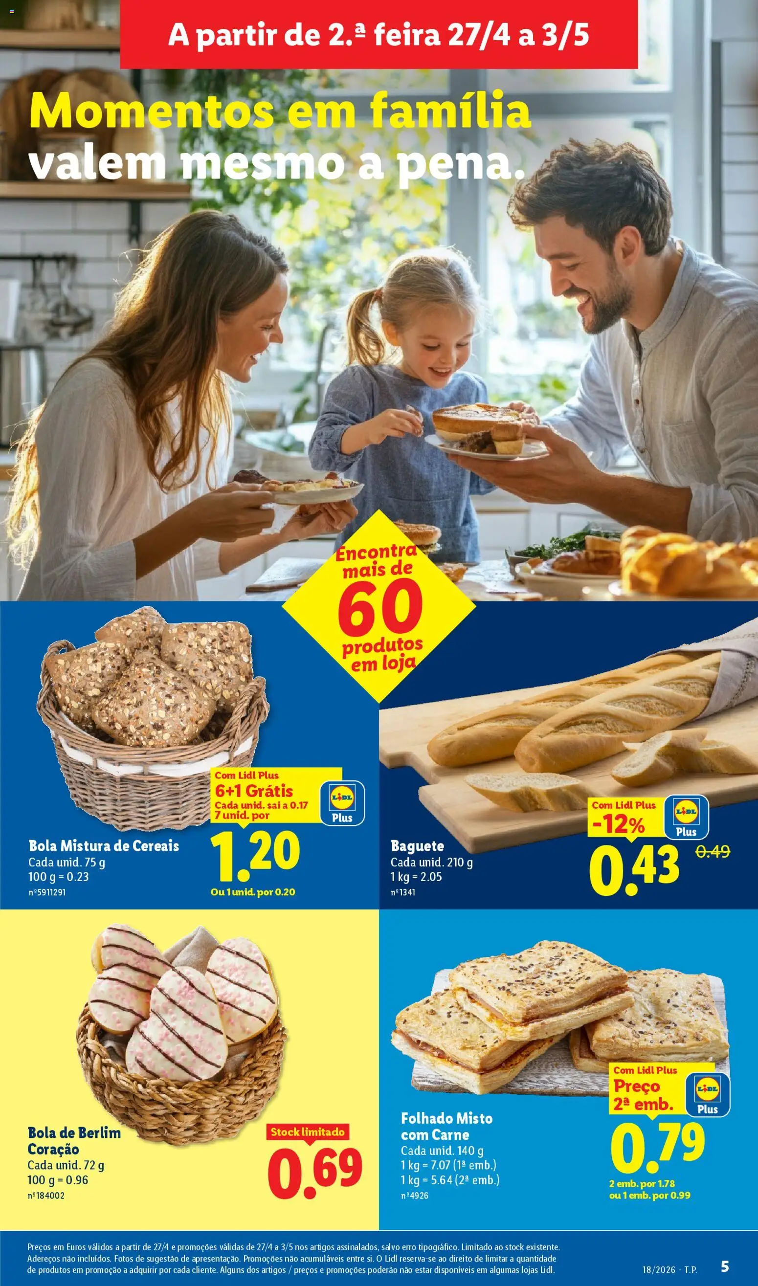 Lidl folheto | 27/04/2026 |  🎉 Como obter um desconto limitado? Poupe ainda hoje! | Portugal