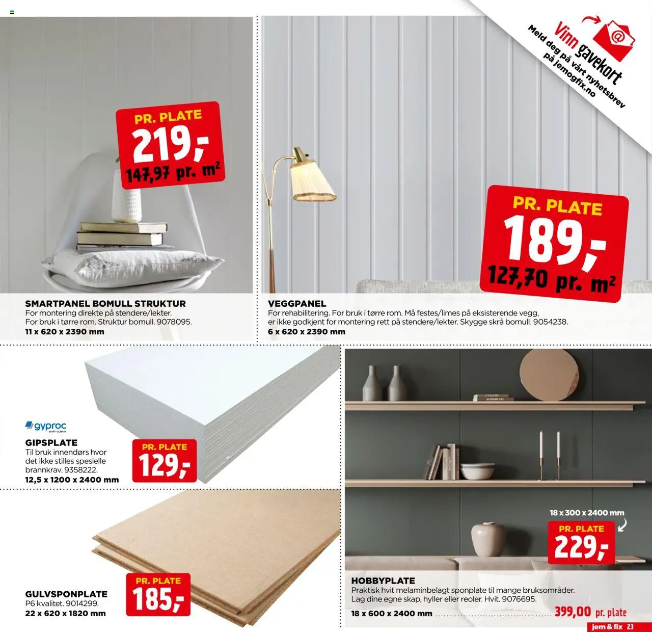  | Side: 23 | Produkter: Nuisette, Plate
