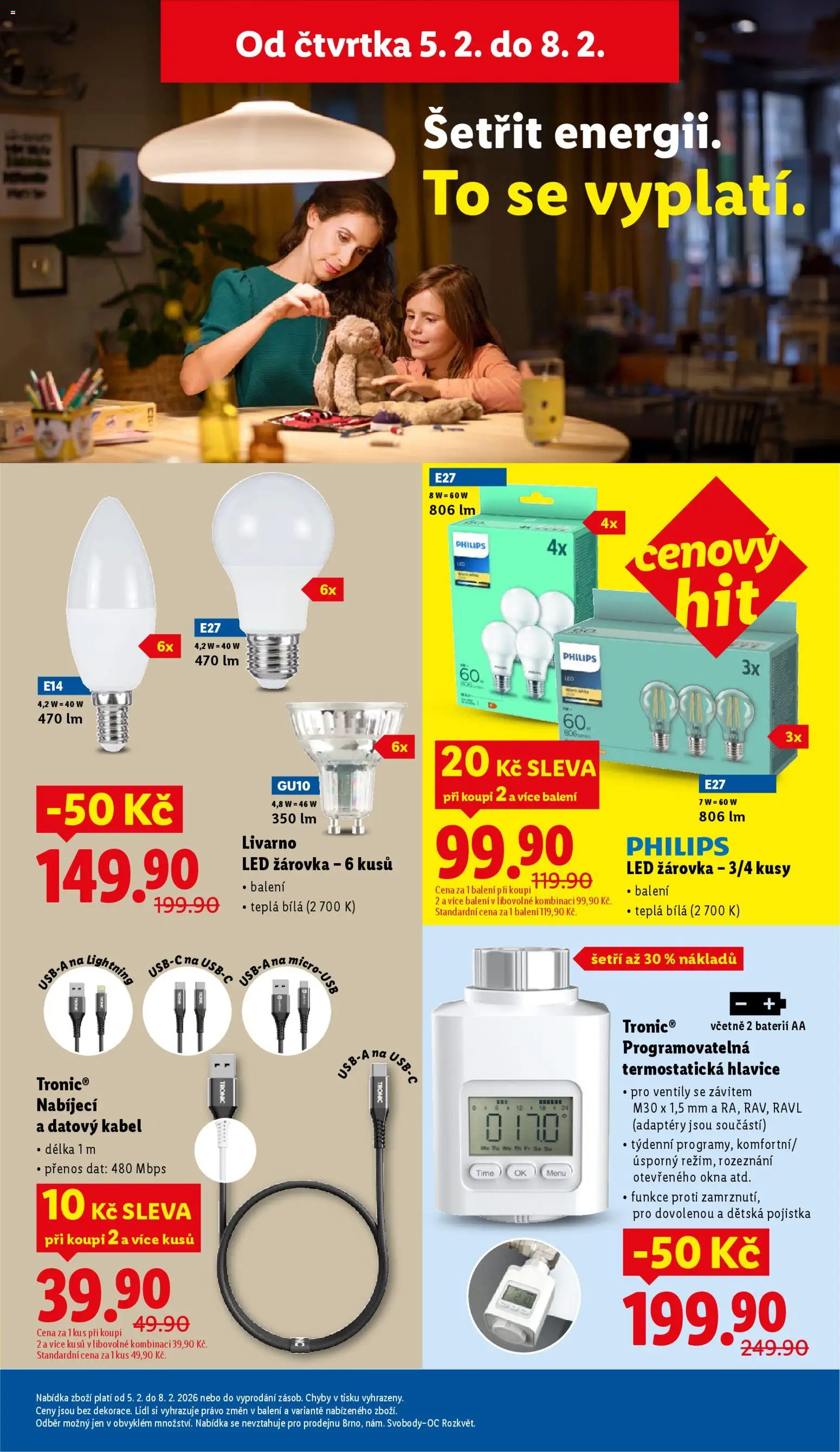 Lidl leták od 05.02.2026 | Strana: 37 | Produkty: Kabel, LED
