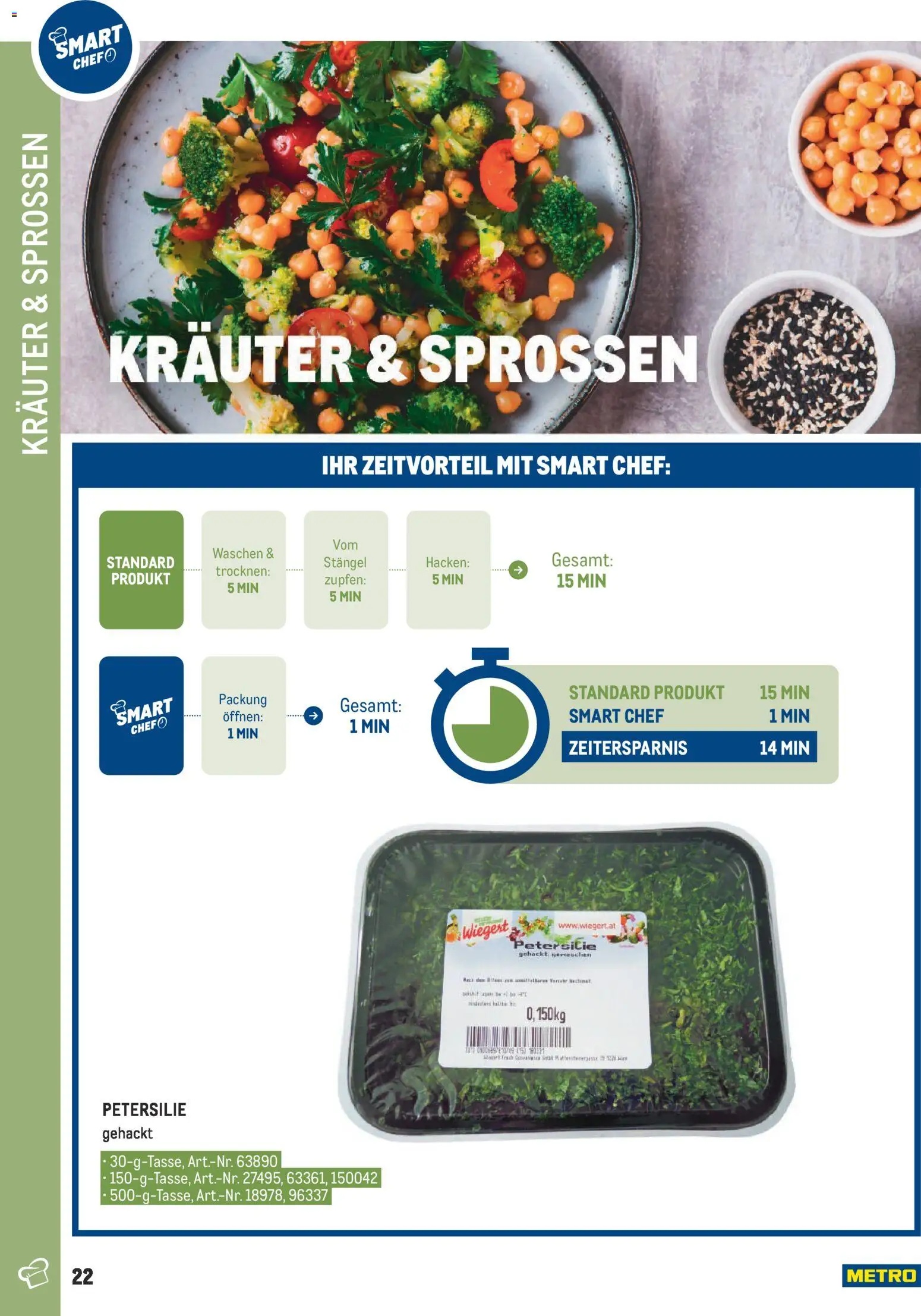 Metro angebote - Smart Chef Obst & Gemüse gültig ab 26.03.2026 | Seite: 22 | Produkte: Petersilie