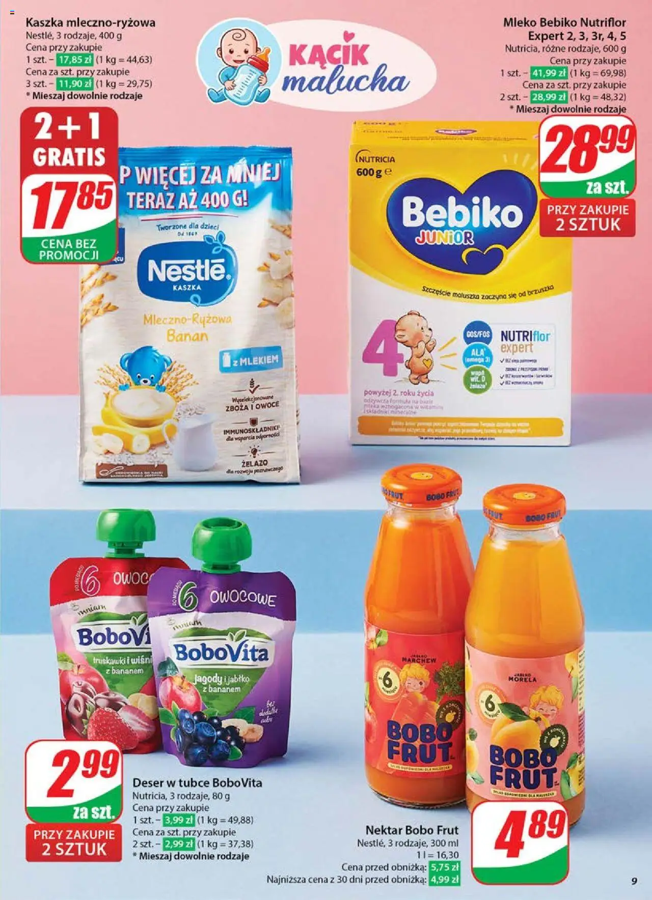 Dino Gazetka od 04.06.2025 | Strona: 9 | Produkty: Żelazo, Bobo frut, Banan, Truskawki