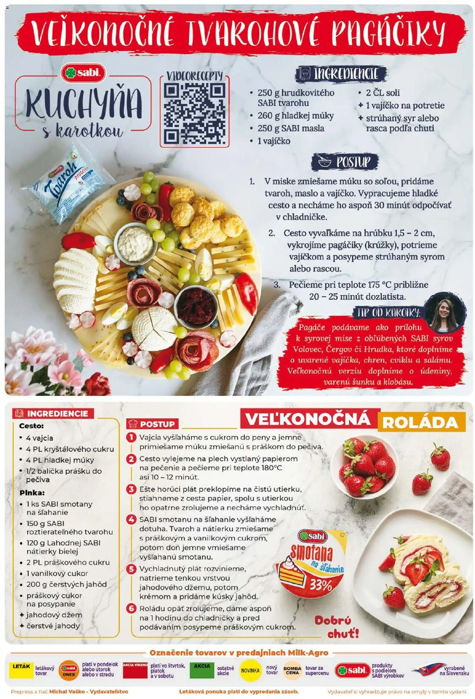 Nové Milk Agro akcie – leták je platný od 18.03.2026 | Strana: 2 | Produkty: Kuchyňa, Syr, Práškový cukor, Tvaroh