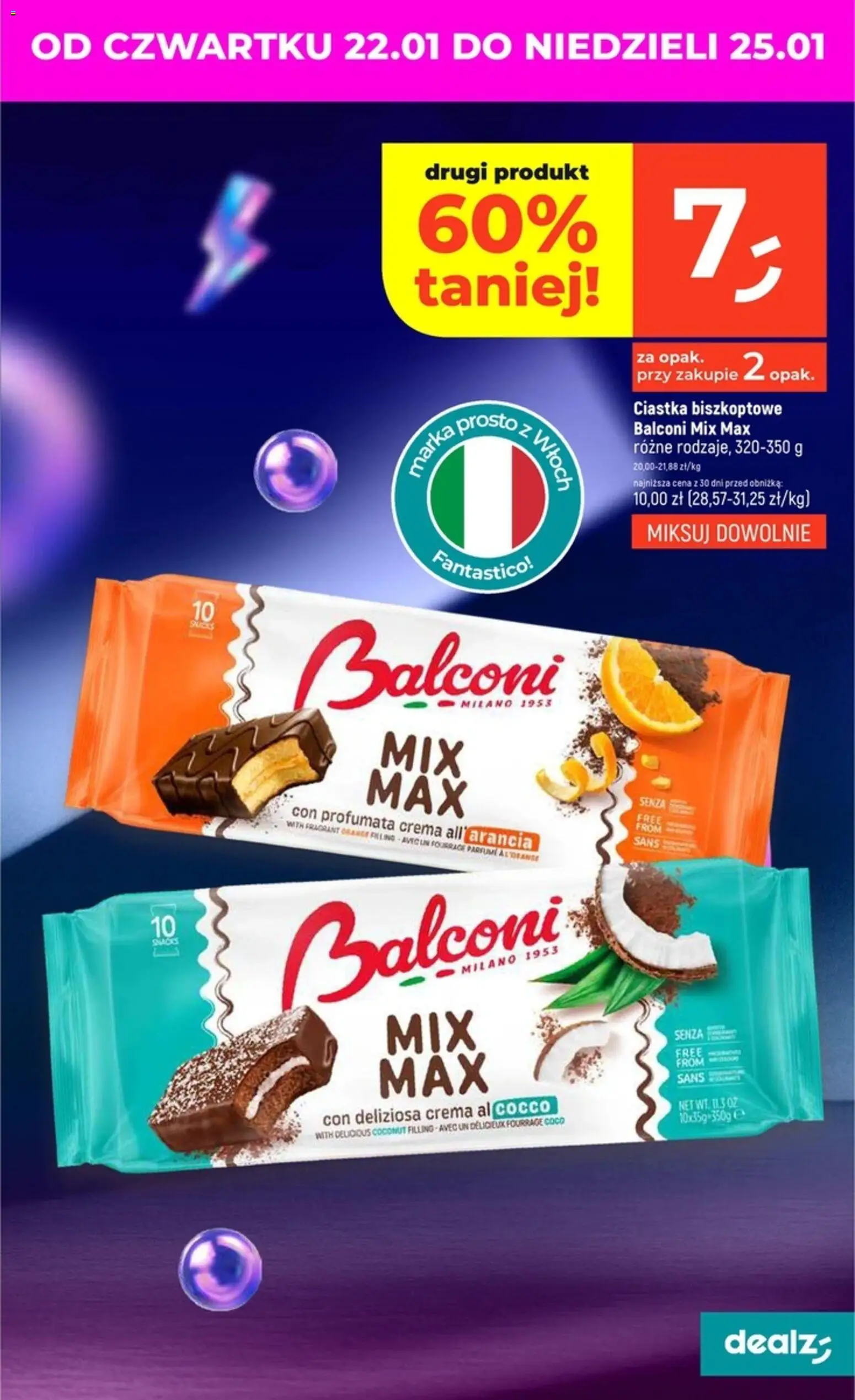 Dealz Gazetka od 22.01.2026 | Strona: 7 | Produkty: Ciastka
