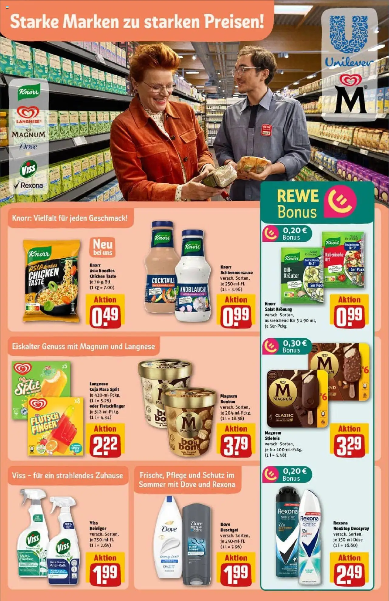 Rewe prospekt Elsterwerda	 - gültig ab dem 24.08.2025 | Seite: 25 | Produkte: Langnese, Duschgel, Shower Gel, Dill