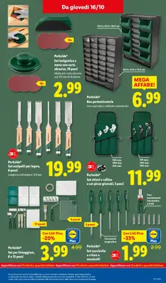 Anteprima del volantino Parkside® Set chiavi a rullino o set pinze giratubi, 3 pezzi, 150 mm, 200 mm, 250 mm, 175 mm, 240 mm, 300 mm valido a partire dal 13.10.2025 | Pagina: 47 | Prodotti: Cacciavite, Pinze