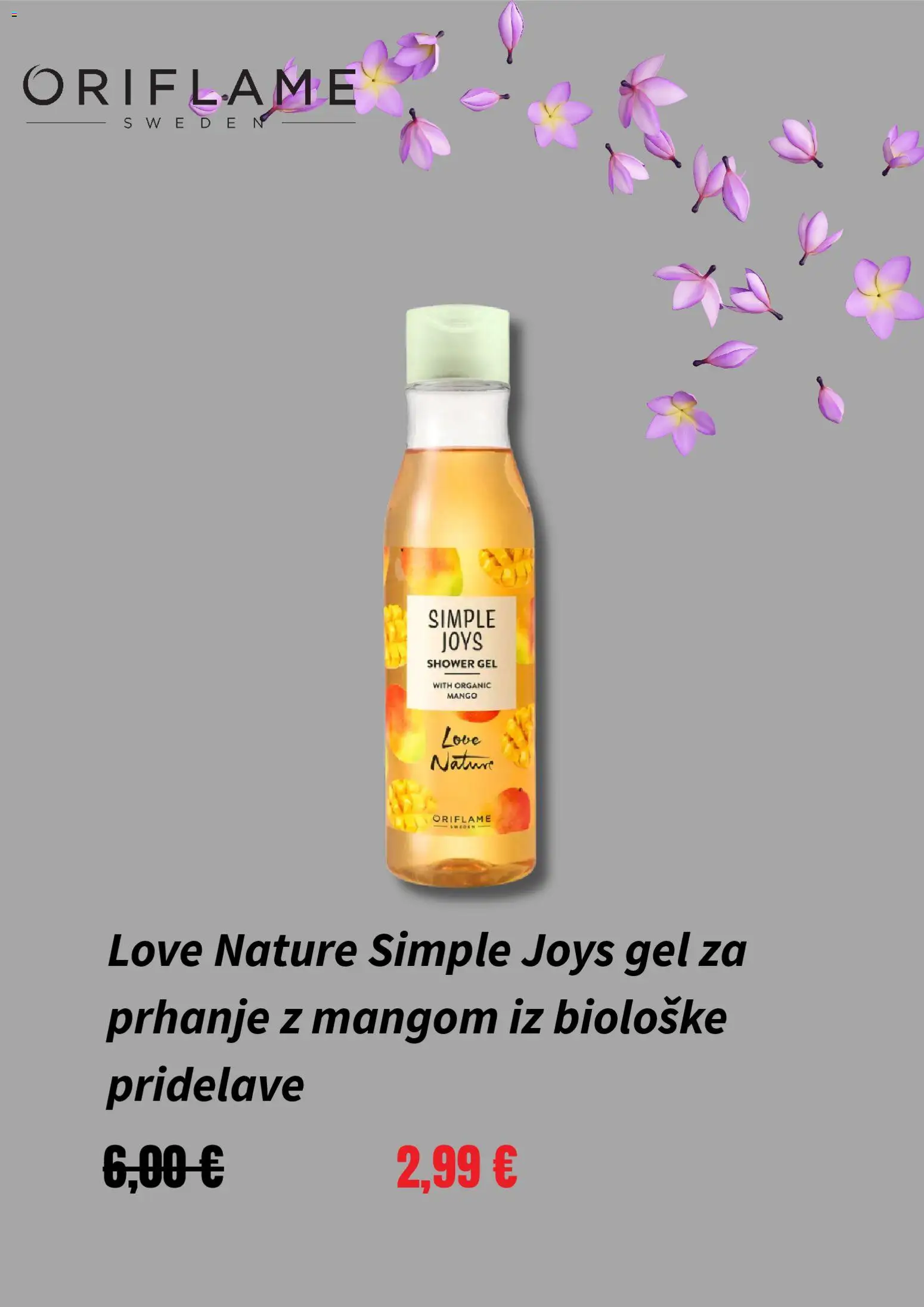 Novi Oriflame katalog ponudbe – veljaven od 26.11.2025 | Stran: 6 | Izdelki: Gel za prhanje, Mango