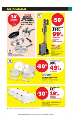 bi1 - Prévisualisation de bi1 catalogue valide à partir de 03.11.2025 | Page: 44 | Produits: Aspirateur, Casseroles, Batterie, Tefal