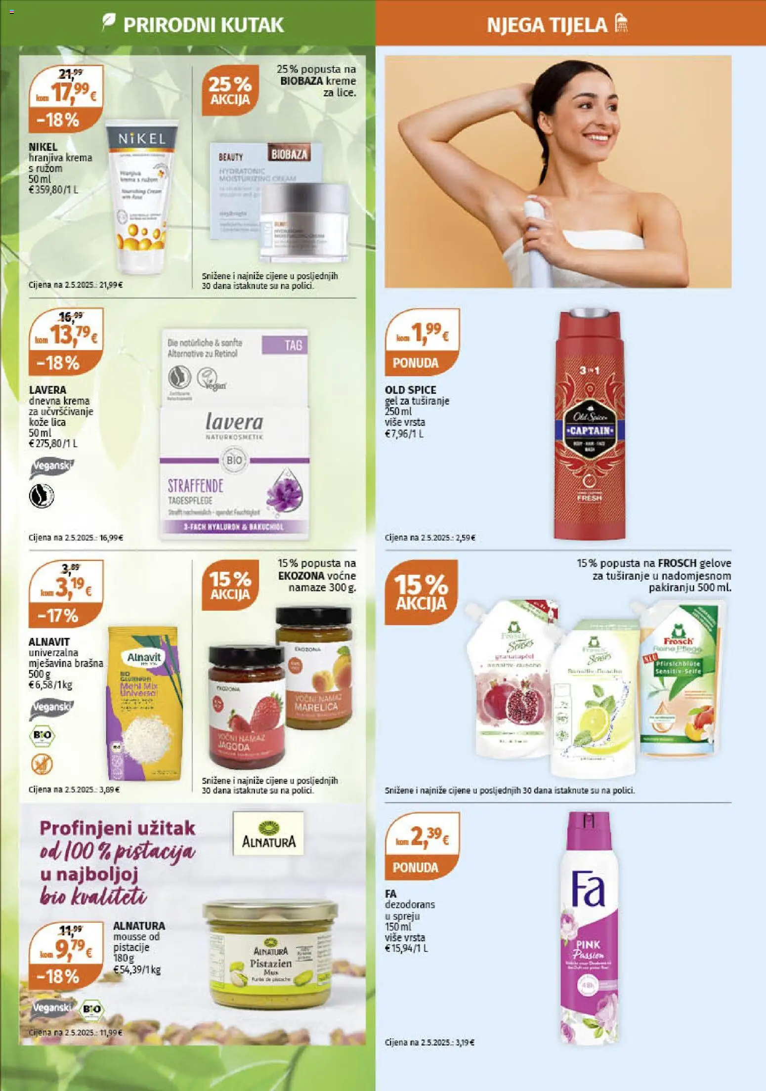 Müller katalog | vrijedi od 27.10.2025 | Stranica: 12 | Proizvodi: Gel za tuširanje, Dezodorans, Pistacije, Namaz