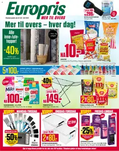 Forhåndsvisning av Europris kundeavis gyldig fra 04.08.2025