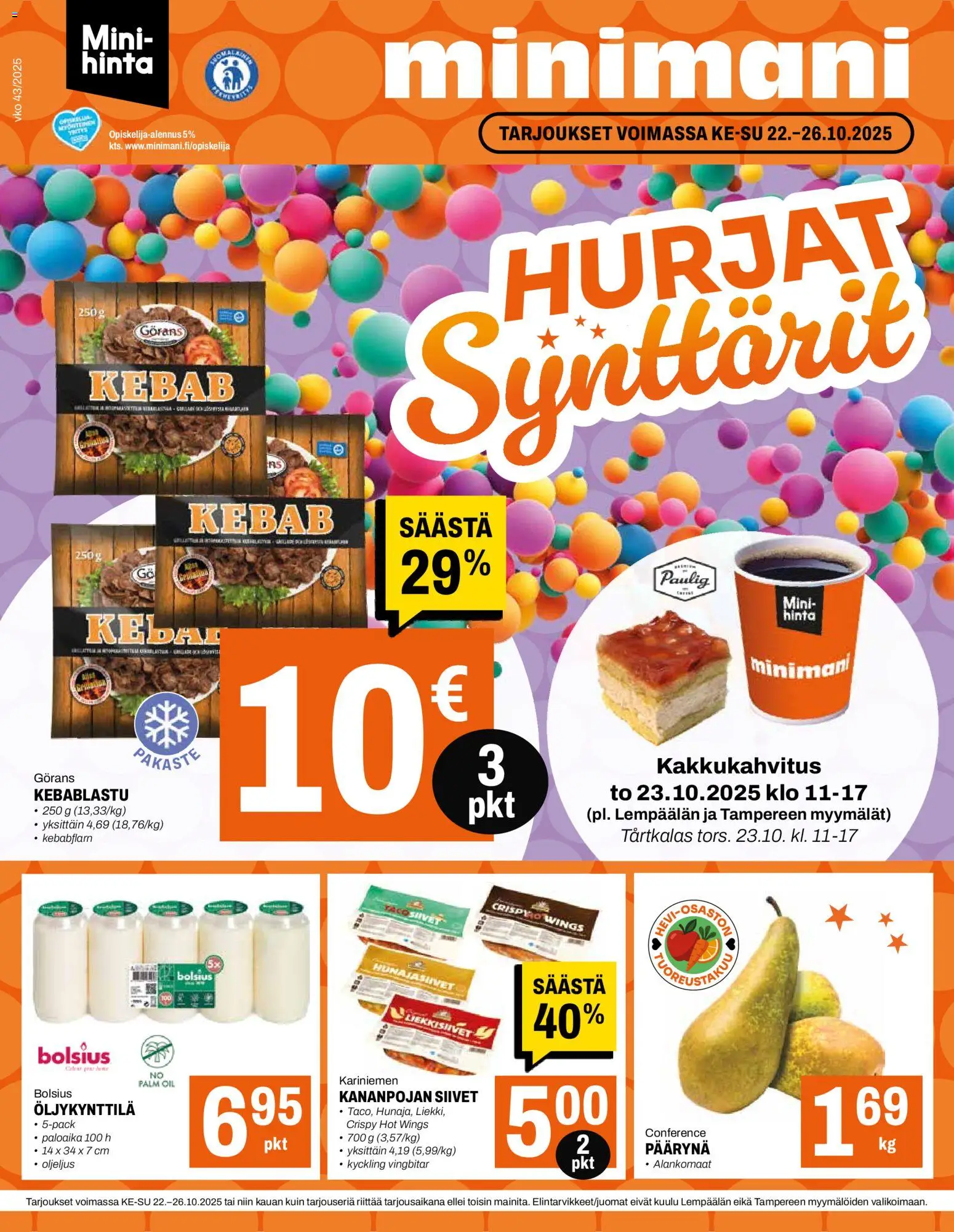 Minimani tarjoukset – voimassa 22.10.2025 alkaen | Sivu: 1