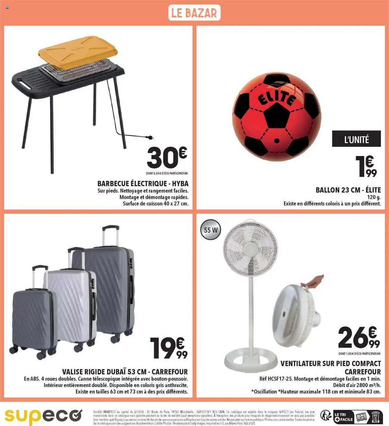 | Page: 8 | Produits: Ventilateur sur pied, Barbecue, Ventilateur, Valise