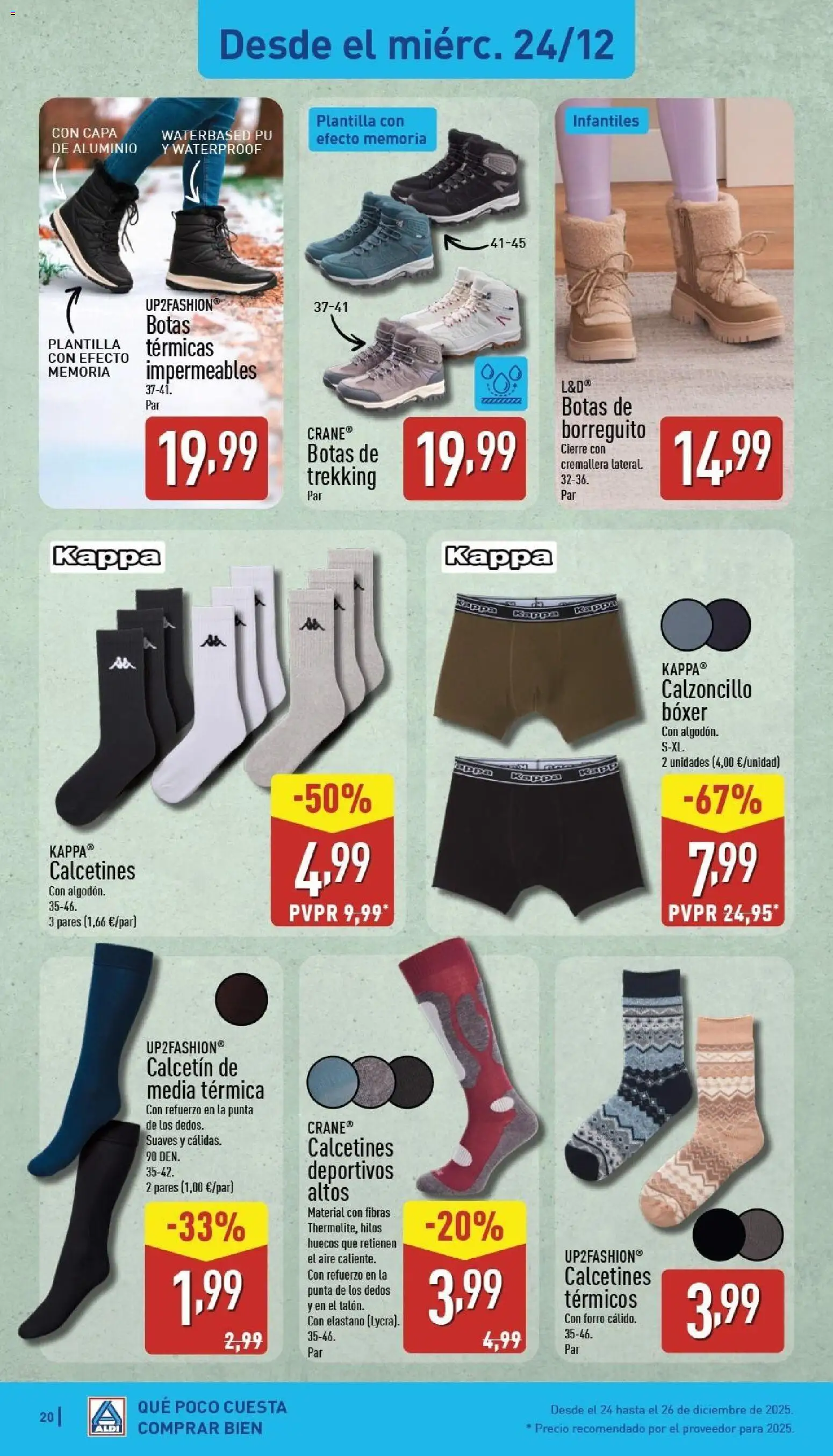Aldi folleto Península │ válido desde el 22.12.2025 | Página: 20 | Productos: Botas