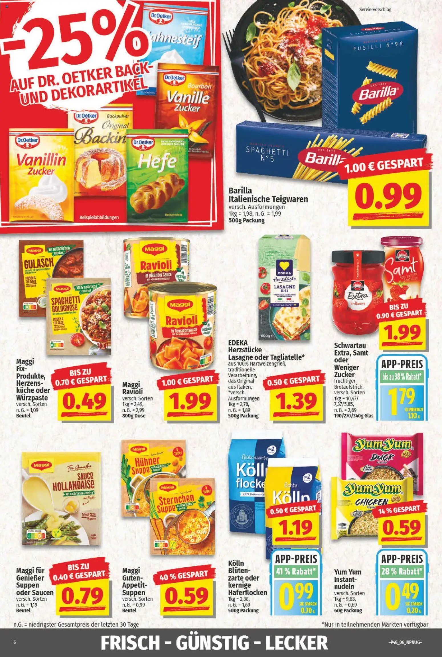 NP Discount Prospekt 	 – gültig ab 10.11.2025 | Seite: 6 | Produkte: Kolln, Maggi, Barilla, Nudeln