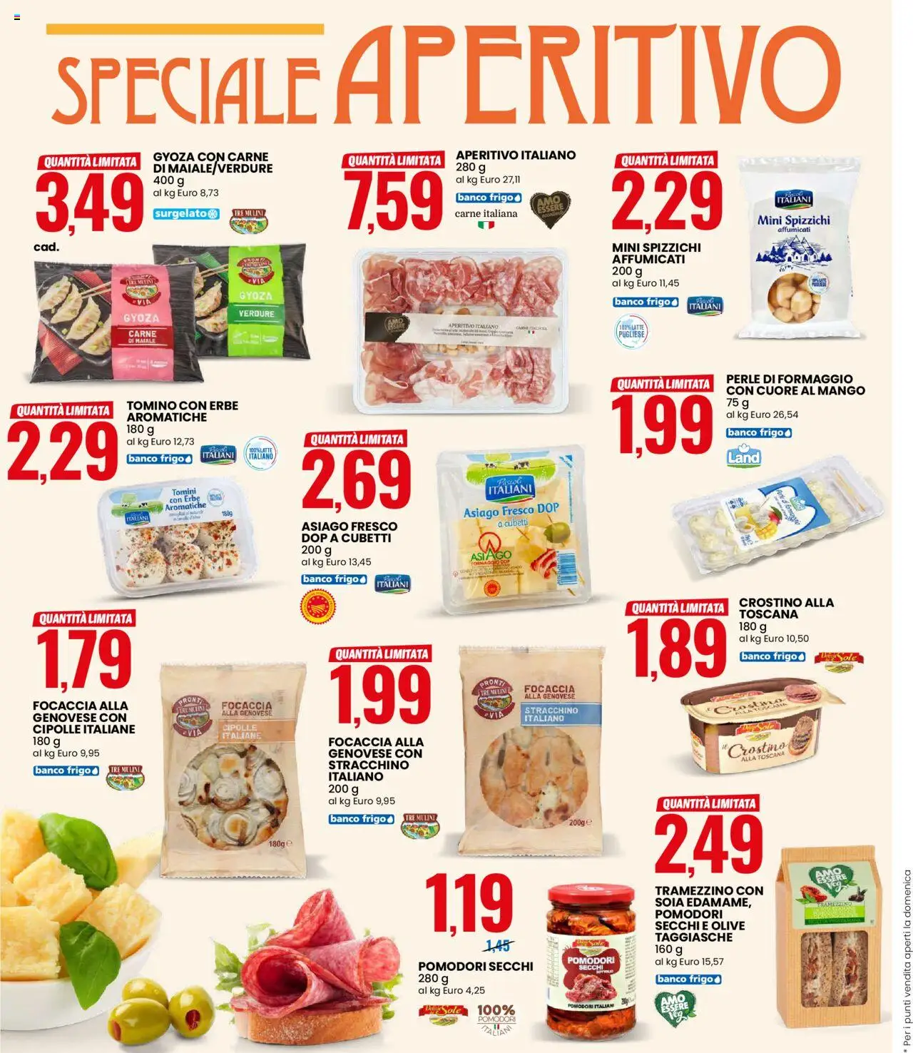 Volantino Eurospin del 11.08.2025 | Pagina: 6 | Prodotti: Maiale, Mango, Olive, Tomino