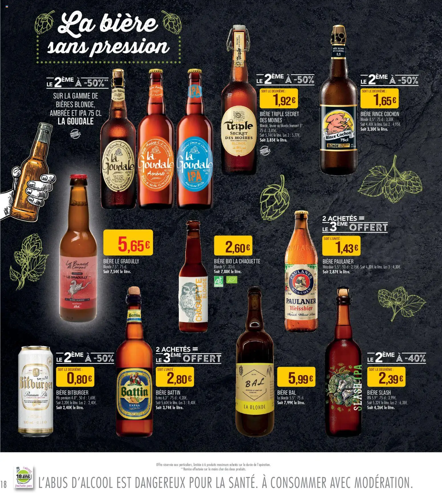 {H1} | Page: 18 | Produits: Goudale, Bière