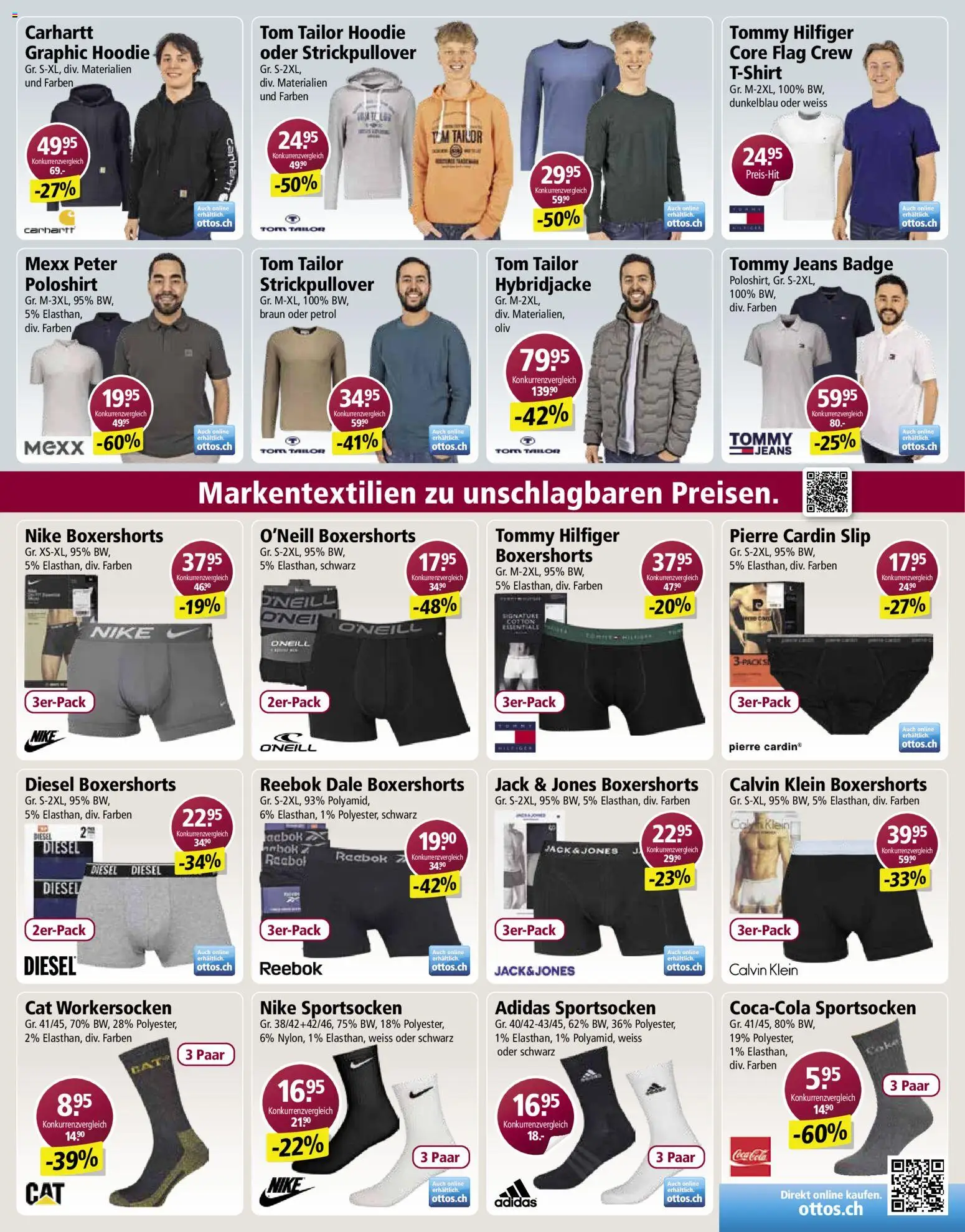 Otto's Aktionen Marken Spezial – gültig ab 19.01.2026 | Seite: 10 | Produkte: Hoodie, Poloshirt, Slip, Jeans