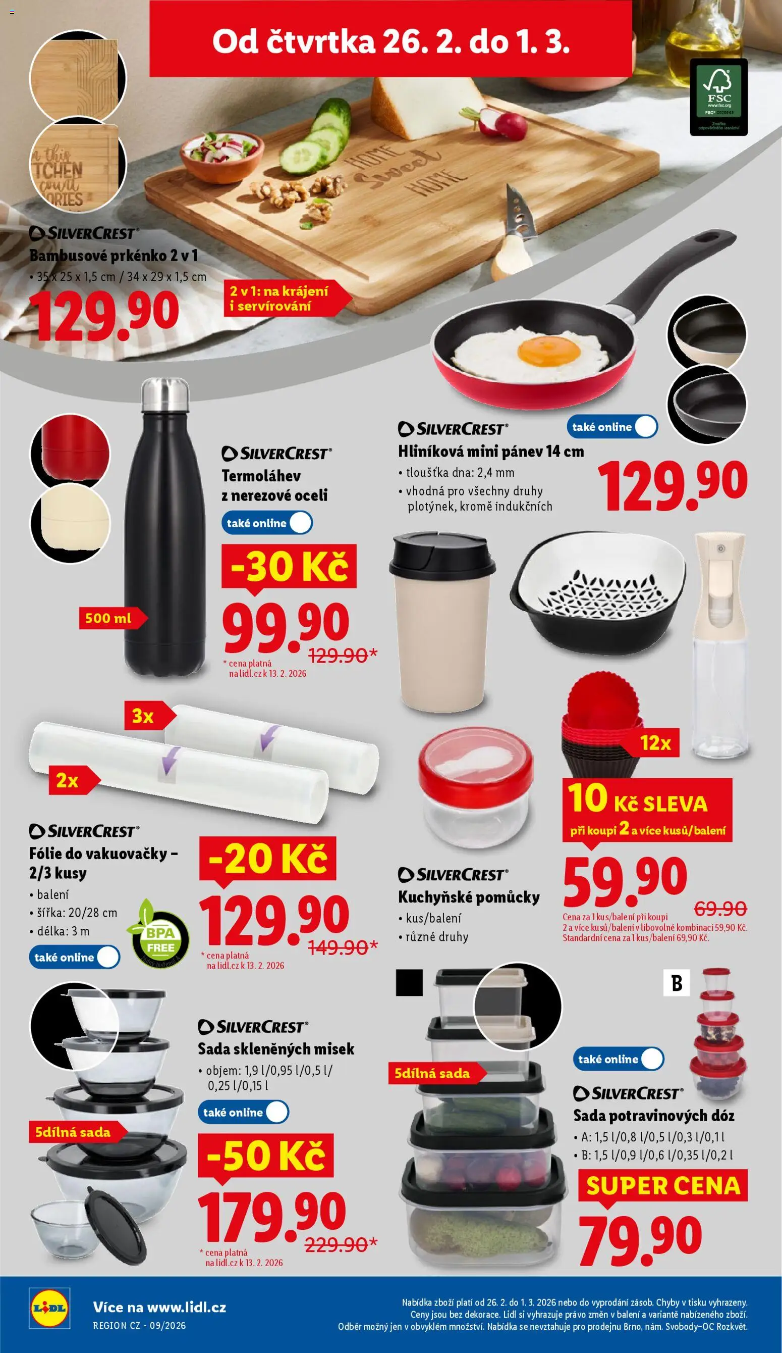 Lidl leták - Spotřební zboží od 23.02.2026 | Strana: 24 | Produkty: Pánev, Fólie, Prkénko, Fólie do vakuovačky