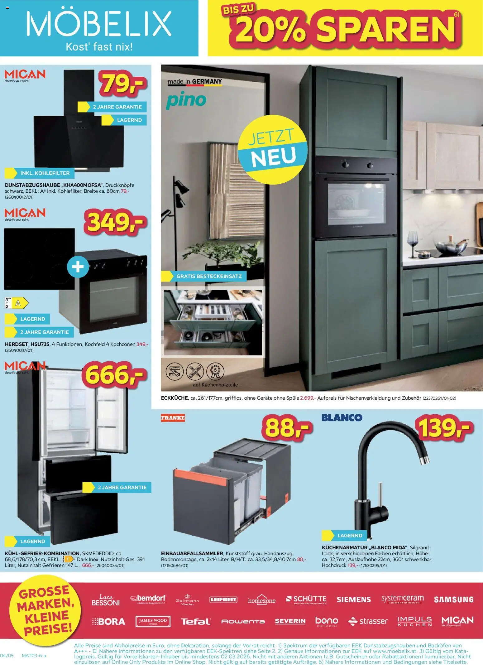Möbelix Angebote gültig ab 23.02.2026 | Seite: 4 | Produkte: Kochfeld, Samsung