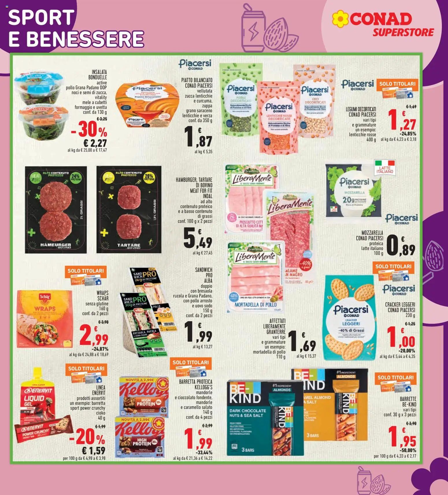 Volantino Conad del 26.02.2026 | Pagina: 17 | Prodotti: Legumi, Bresaola, Insalata, Piatto