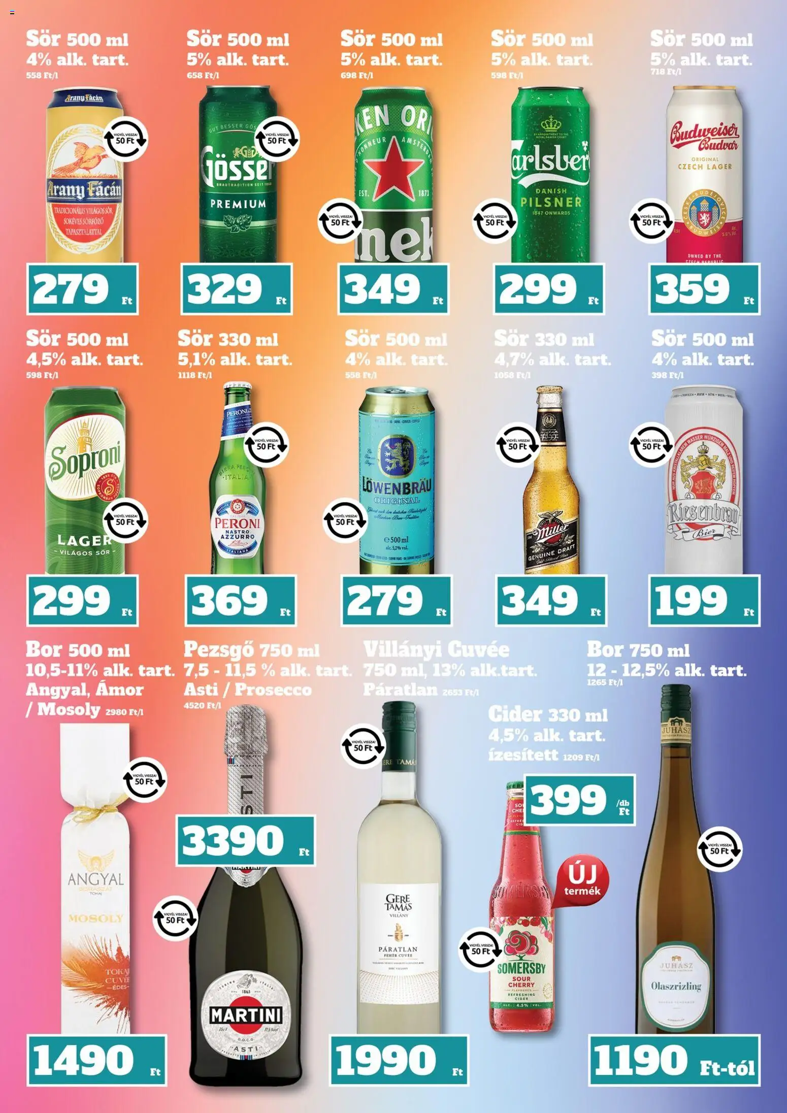 Family Diszkont akciós ujság - amely érvényes a következő dátumtól: 26.03.2026 | Oldal: 25 | Termékek: Budweiser, Bor, Sör, Só