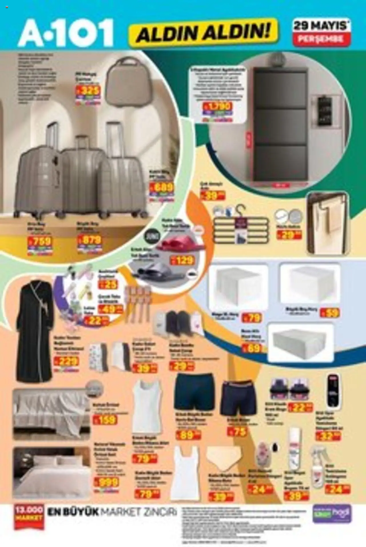 A101 Katalog Aldın Aldın - 29.05.2025 tarihinden itibaren geçerlidir | Sayfa: 13 | Ürünler: Makyaj, Atlet, Çorap, Bant