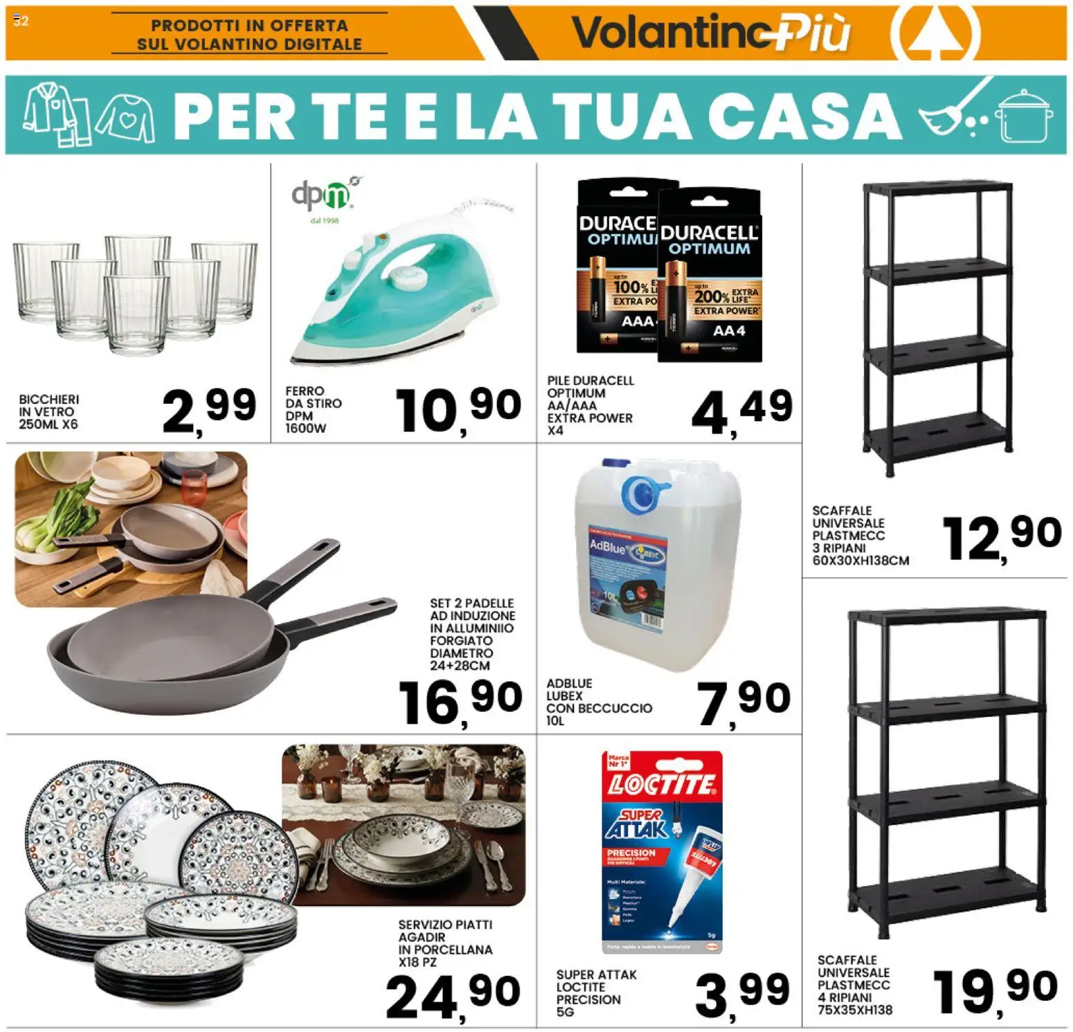 Volantino Interspar del 09.04.2026 | Pagina: 32 | Prodotti: Pile, Tè, Scaffale