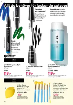 THE ONE Eyeliner Stylo Waterproof, 0.72 ml. Starkt pigmenterad, intensiv färg*. Kladdar inte och håller länge - Förhandsvisning av reklamblad från butik Oriflame aktuell från 08.10.2025 | Sida: 34