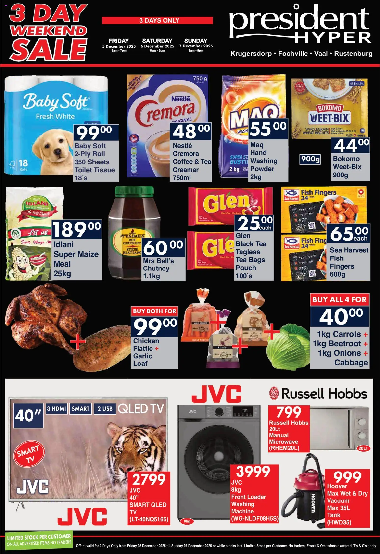 New President Hyper catalogue – valid from 05.12.2025 | Page: 2 | Products: Chutney, Toilet, Powder, Stock