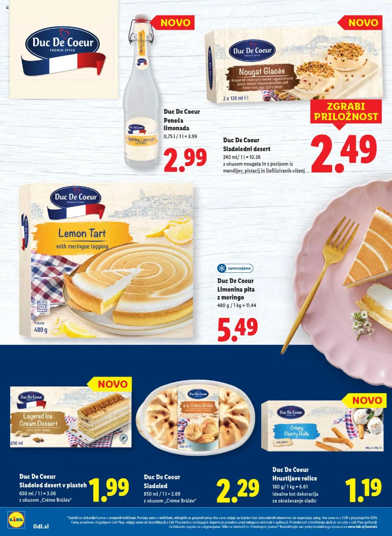 Novi Lidl katalog ponudbe – veljaven od 11.09.2025 | Stran: 42 | Izdelki: Pita, Sladoled