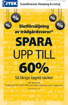 JYSK - erbjudanden - Förhandsvisning av reklamblad från butik JYSK aktuell från 28.07.2025