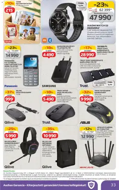 Auchan akciós ujság - amely érvényes a következő dátumtól: 31.07.2025 | Oldal: 33