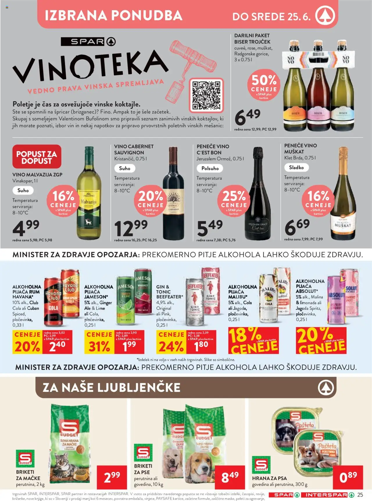 Spar katalog 25/25 │ velja od 18.06.2025 | Stran: 32 | Izdelki: Vino, Gin