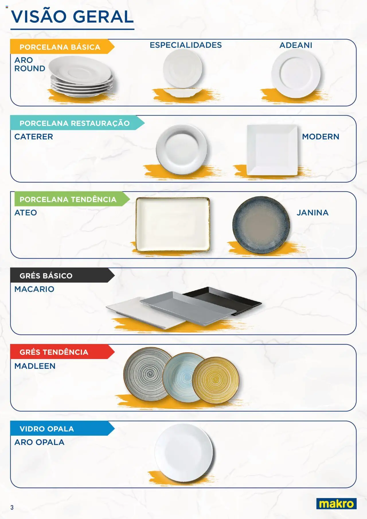 Makro Catálogo Serviço de Mesa │ válido de 01.08.2024 | Página: 3