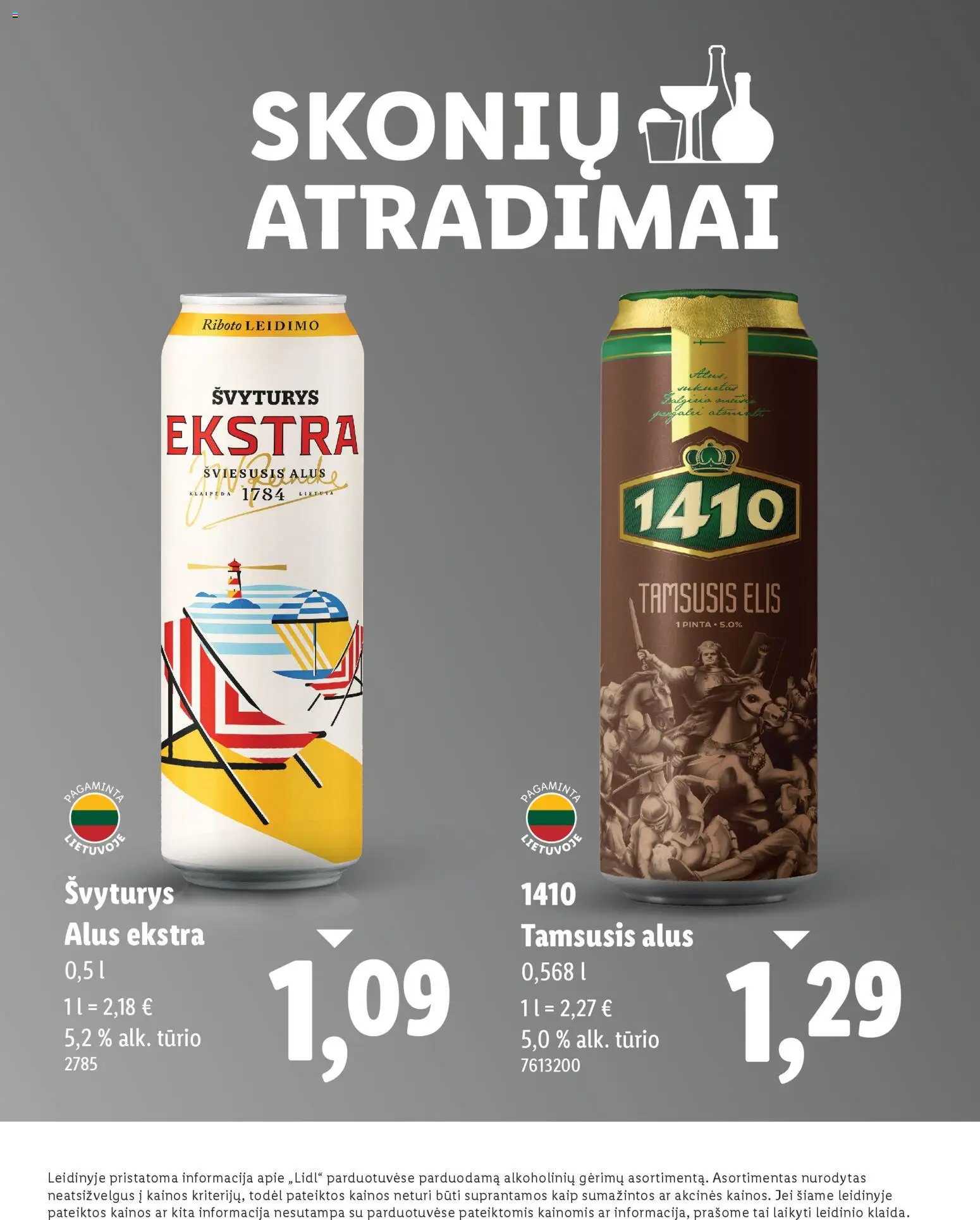 LIDL akcijos nuo 01.12.2025 | Puslapis: 14 | Prekių: Alus