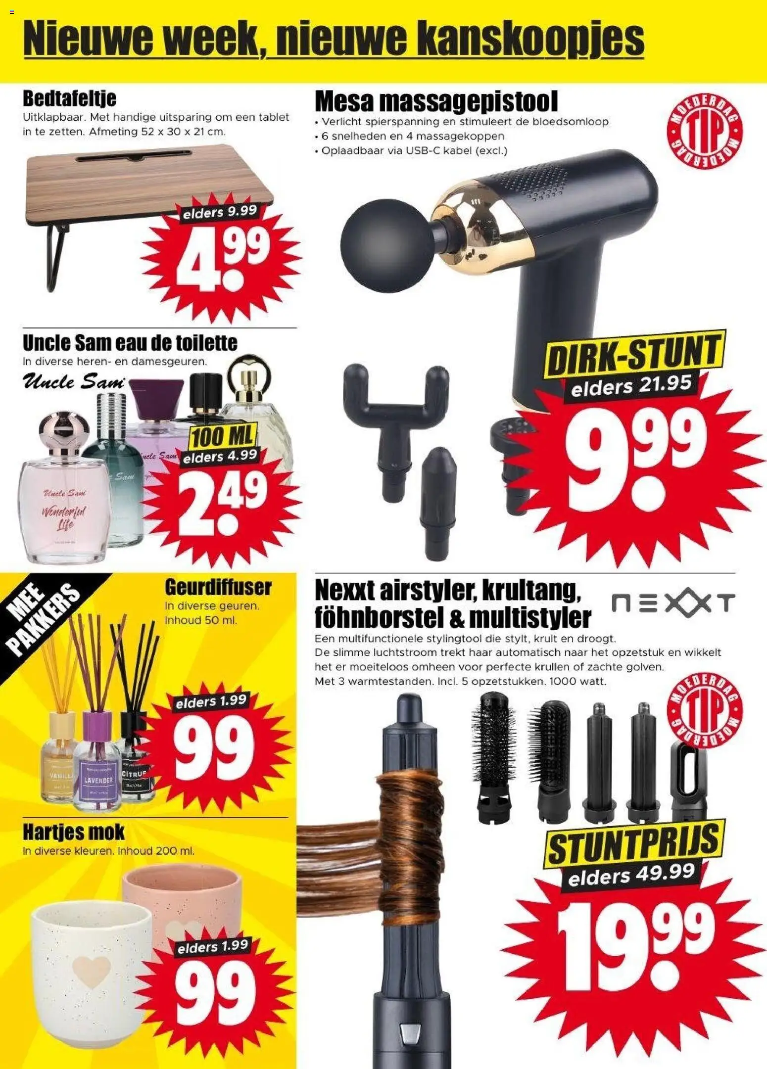 {H1} | Pagina: 28 | Producten: Tablet, Kabel, Eau de toilette, Mok