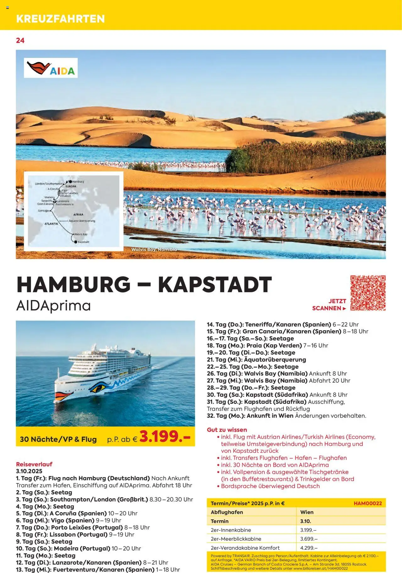 Billa Kreuzfahrten Rundreisen Erlebnisreisenb3/4 2025 gültig ab 03.06.2025 | Seite: 24 | Produkte: Uhr