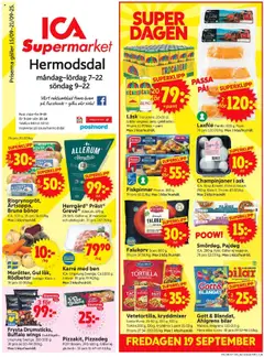ICA Supermarket - Malmö - Förhandsvisning av reklamblad från butik ICA Supermarket aktuell från 15.09.2025