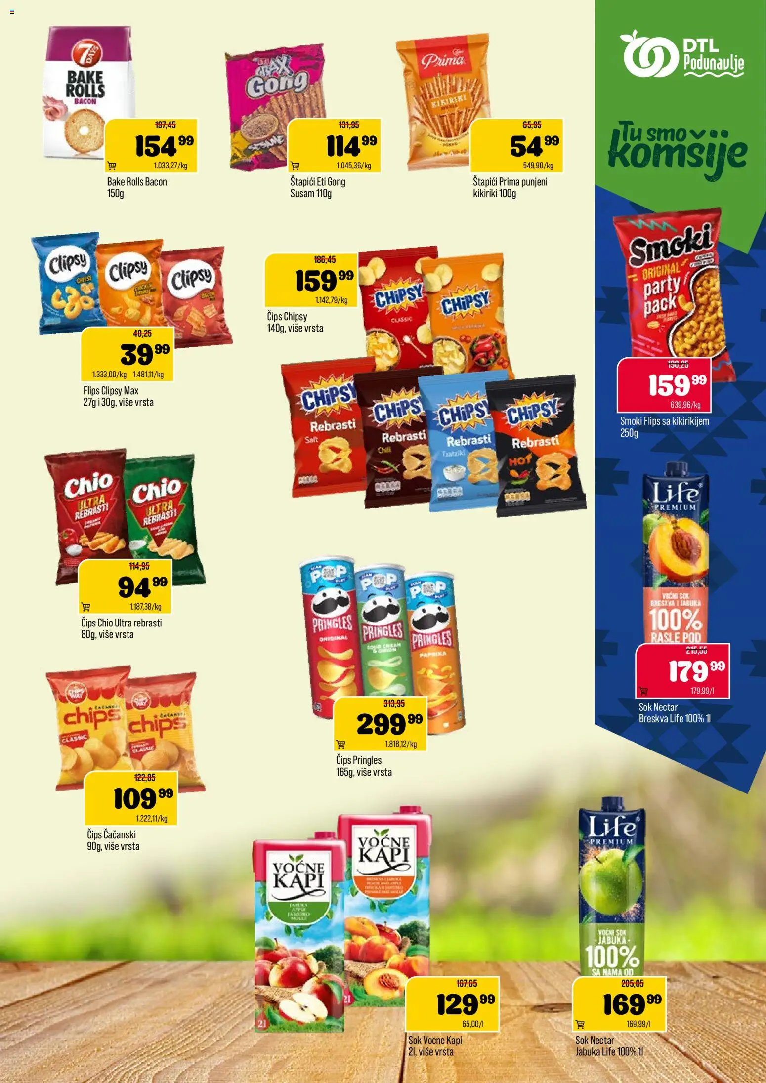 Podunavlje katalog - važi od 14.01.2026 | Strana: 9 | Proizvode: Smoki, Paprika, Sok, Breskva