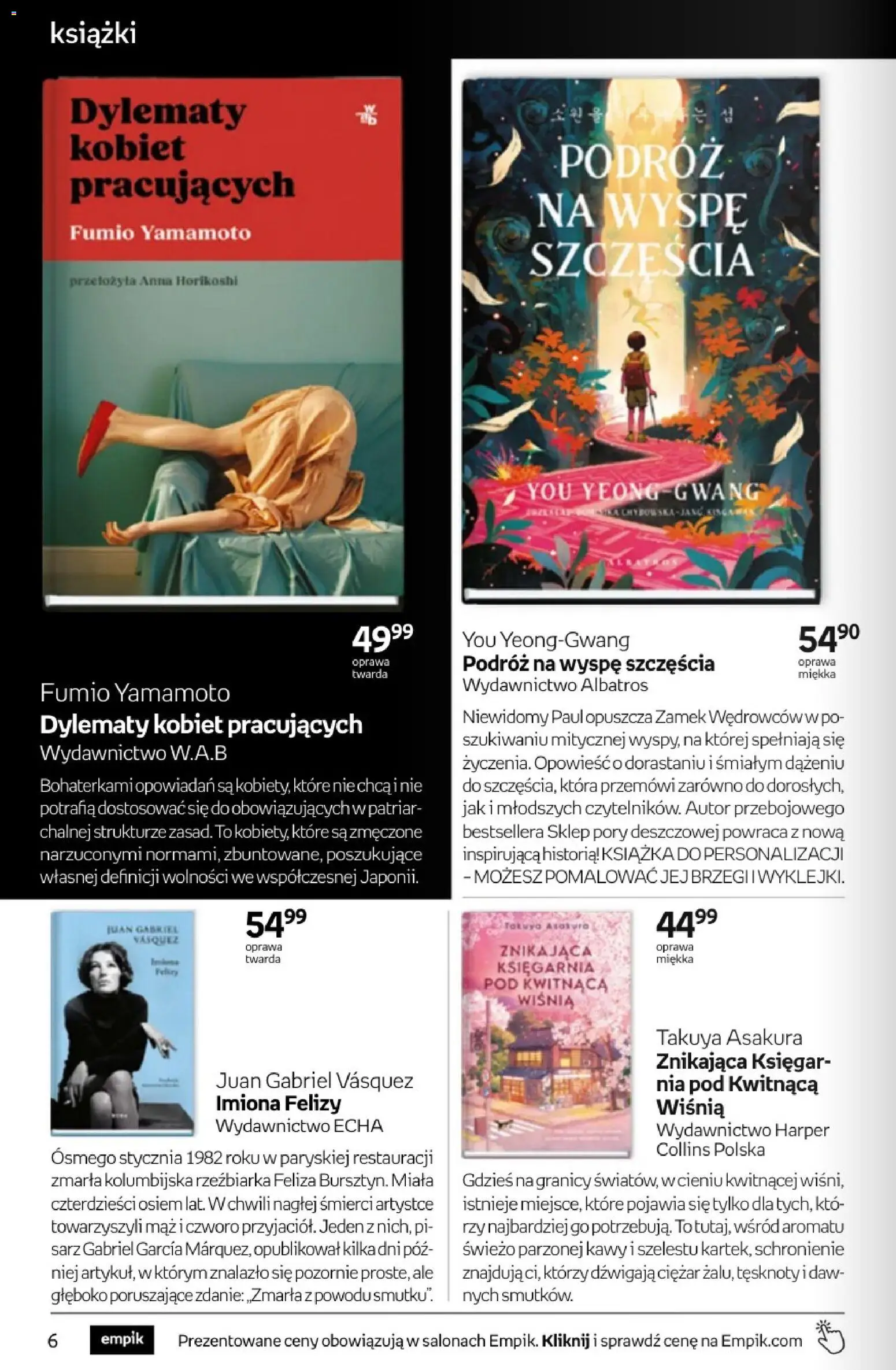 Empik promocje - Tom kultury Książki od 11.03.2026 | Strona: 6 | Produkty: Książki