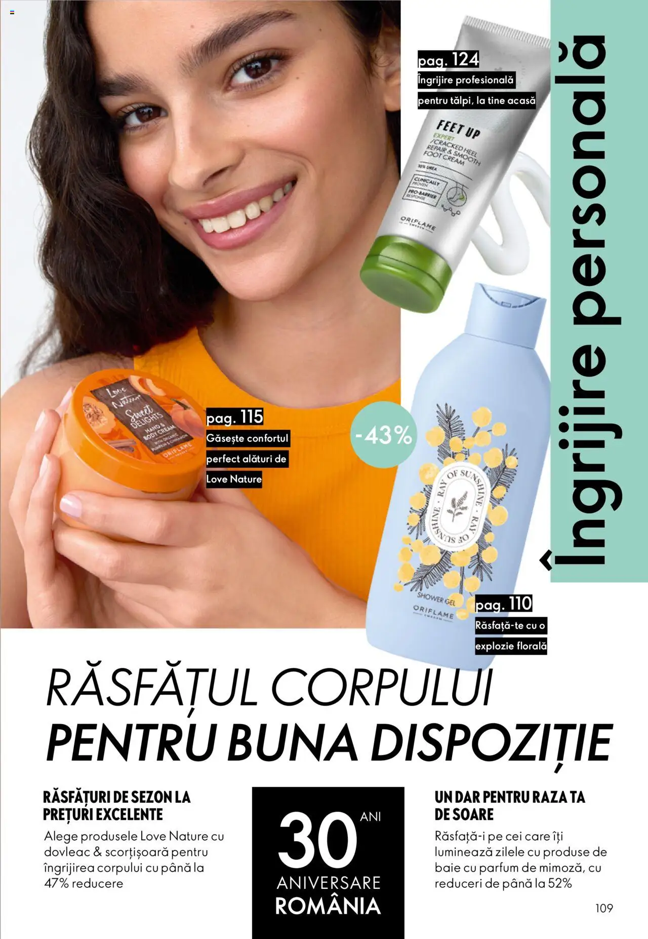 Noul catalog Oriflame – valabil de la 22.10.2025 | Pagină: 109 | Produse: Dovleac, Body, Parfum