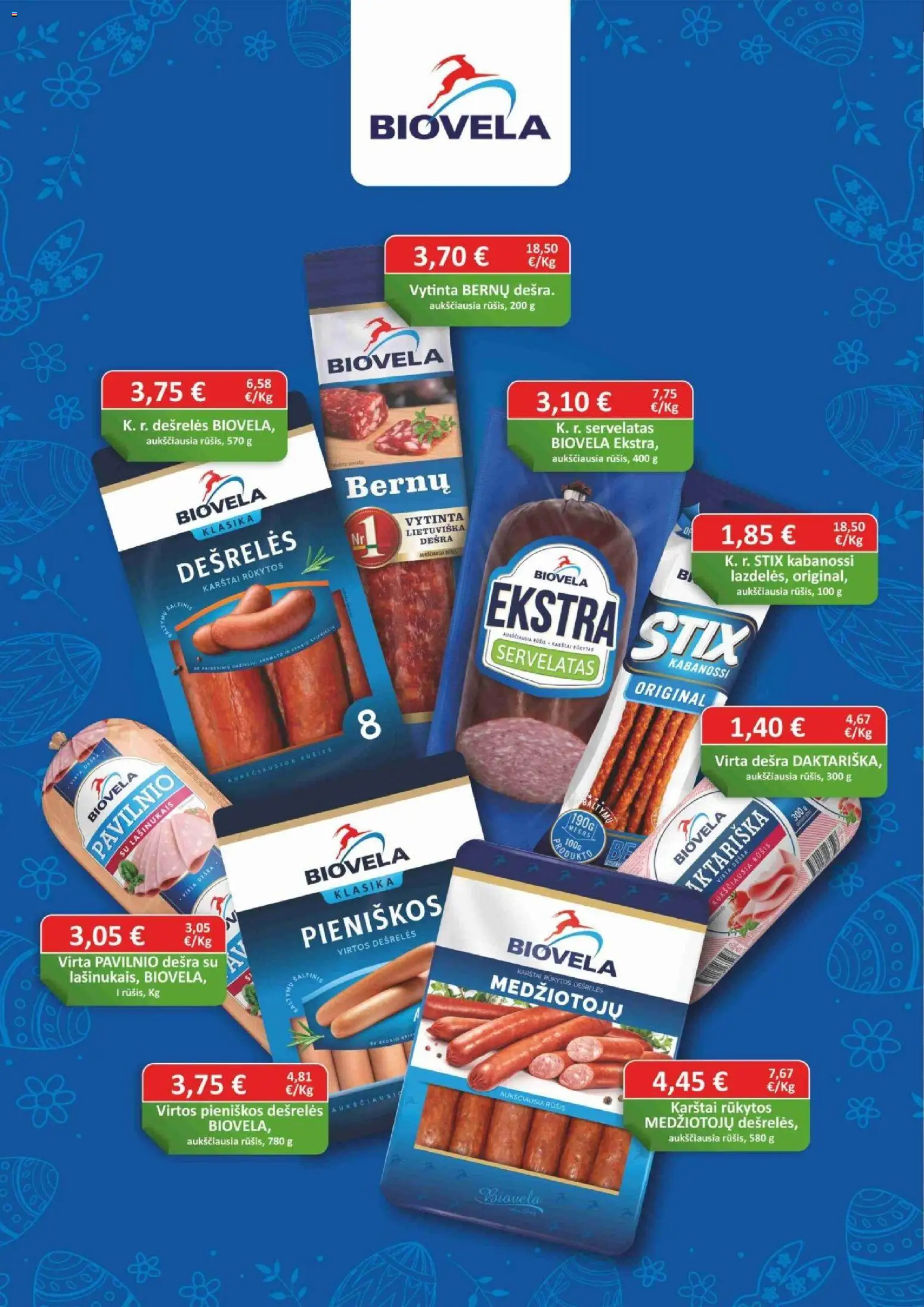 Koops akcijos nuo 30.03.2026 | Puslapis: 6 | Prekių: Dešrelės, Dešra