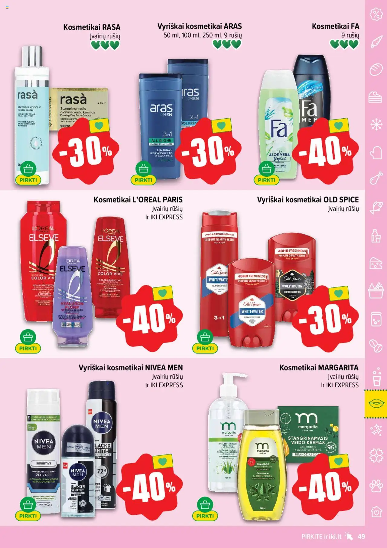 IKI leidinys│galioja nuo 07.07.2025 | Puslapis: 49 | Prekių: Šampūnas, Kremas, Micelinis vanduo, Dušo želė