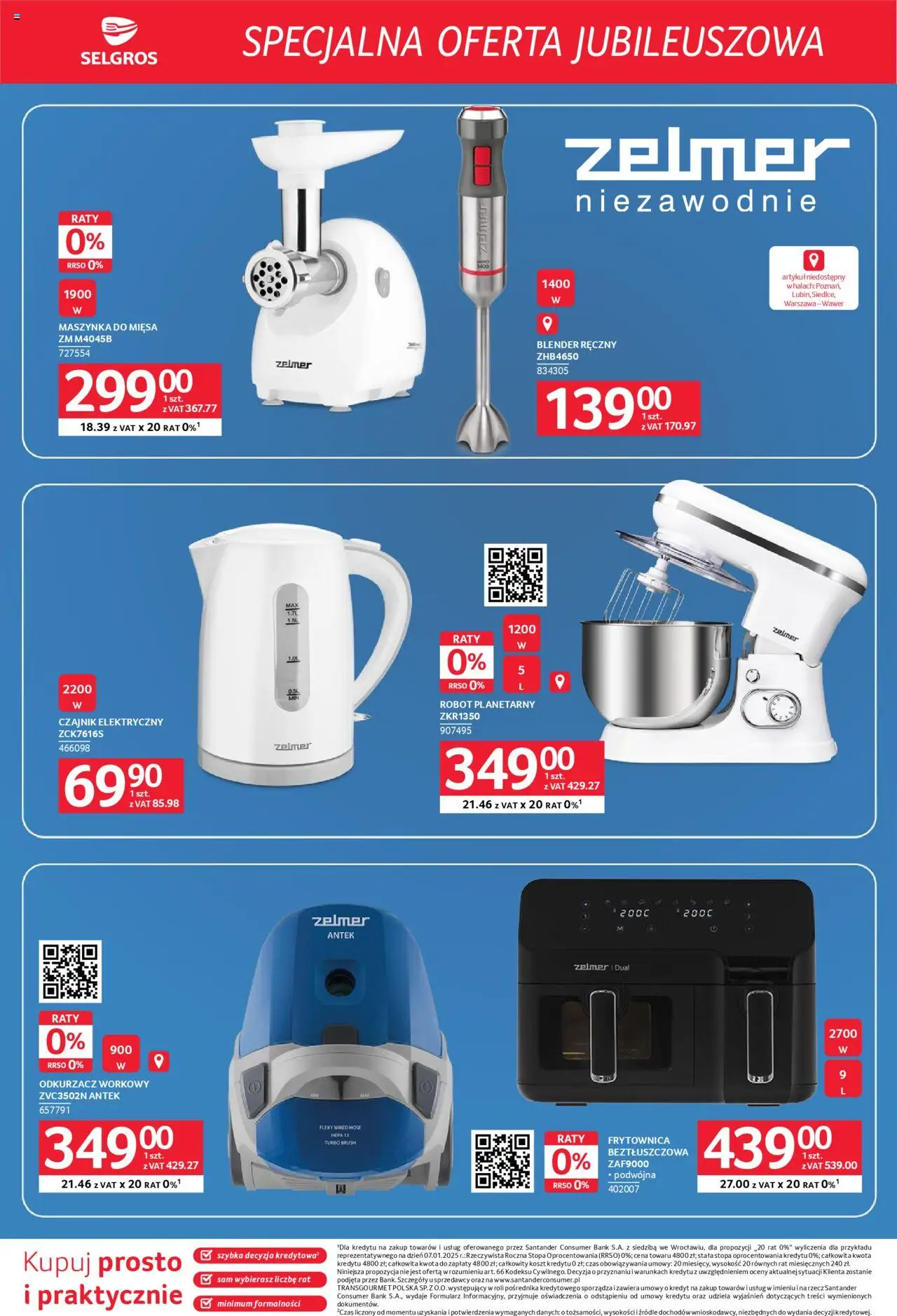 Selgros cash&carry Gazetka - Specjalna oferta jubileuszowa od 14.08.2025 | Strona: 11 | Produkty: Blender ręczny, Czajnik, Odkurzacz, Blender