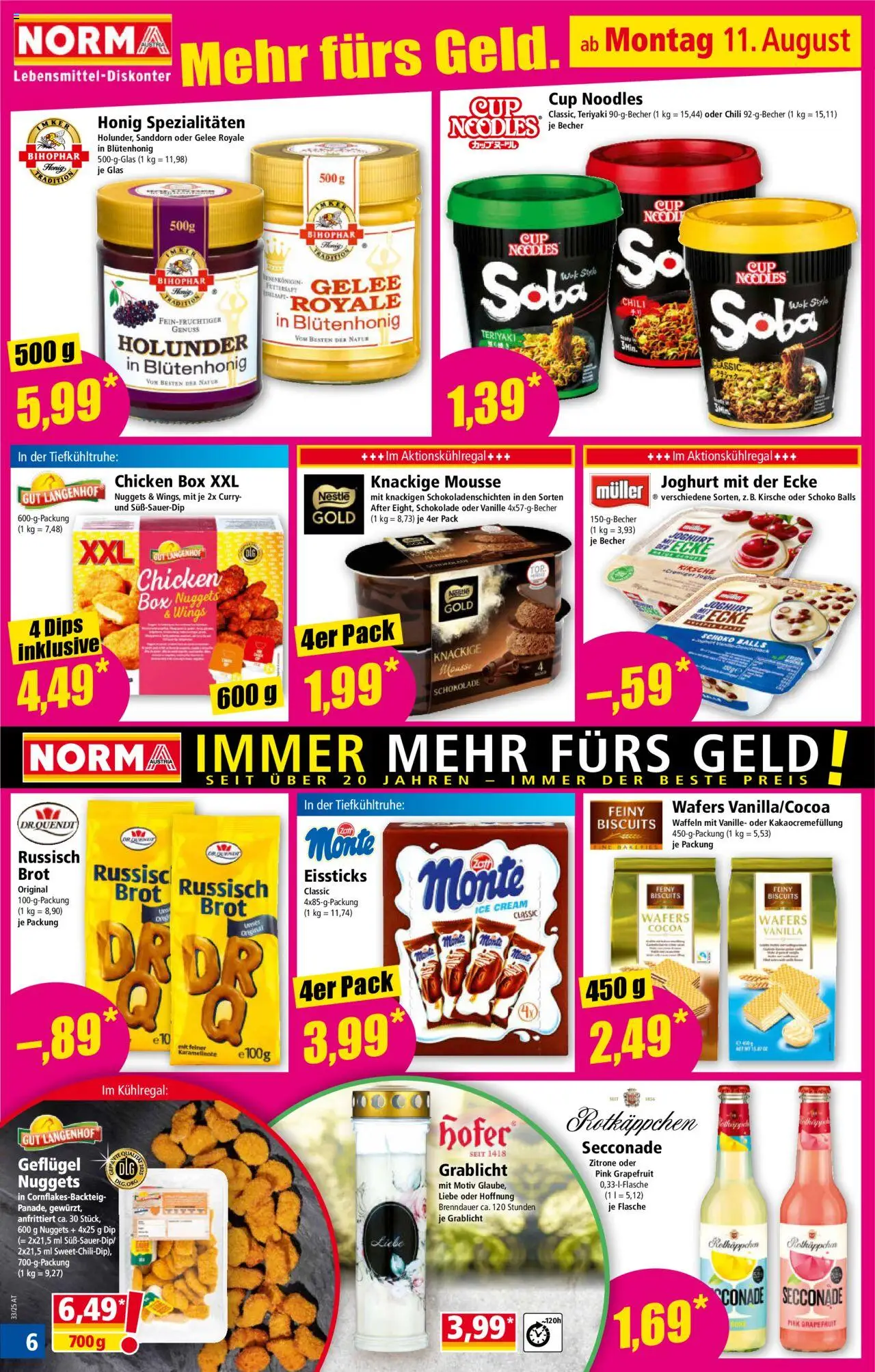 Norma Flugblatt gültig ab 11.08.2025 | Seite: 6 | Produkte: Zitrone, Chili, Rum, Box