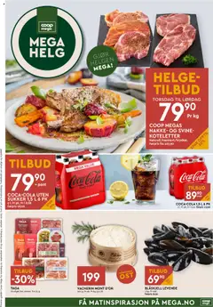 Forhåndsvisning av Coop Mega Mega Helg gyldig fra 02.10.2025