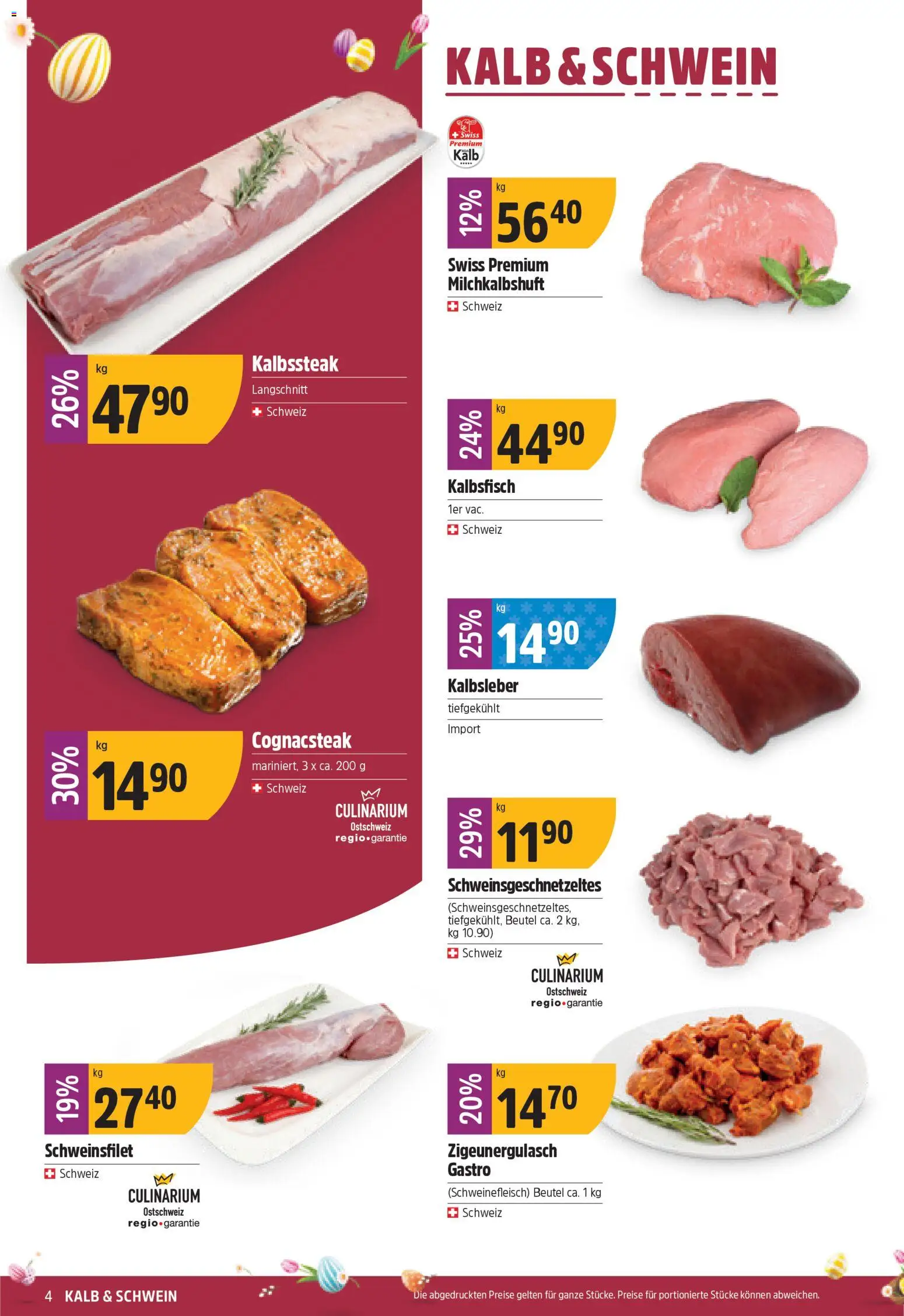 TopCC aktionen – gültig ab 09.03.2026 | Seite: 4 | Produkte: Schweinefleisch
