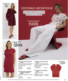 Bonprix akció katalógus Csupa Piros - amely érvényes a következő dátumtól: 30.03.2026 | Oldal: 7 | Termékek: Tunika, Ingruha, Ruha, Blúz