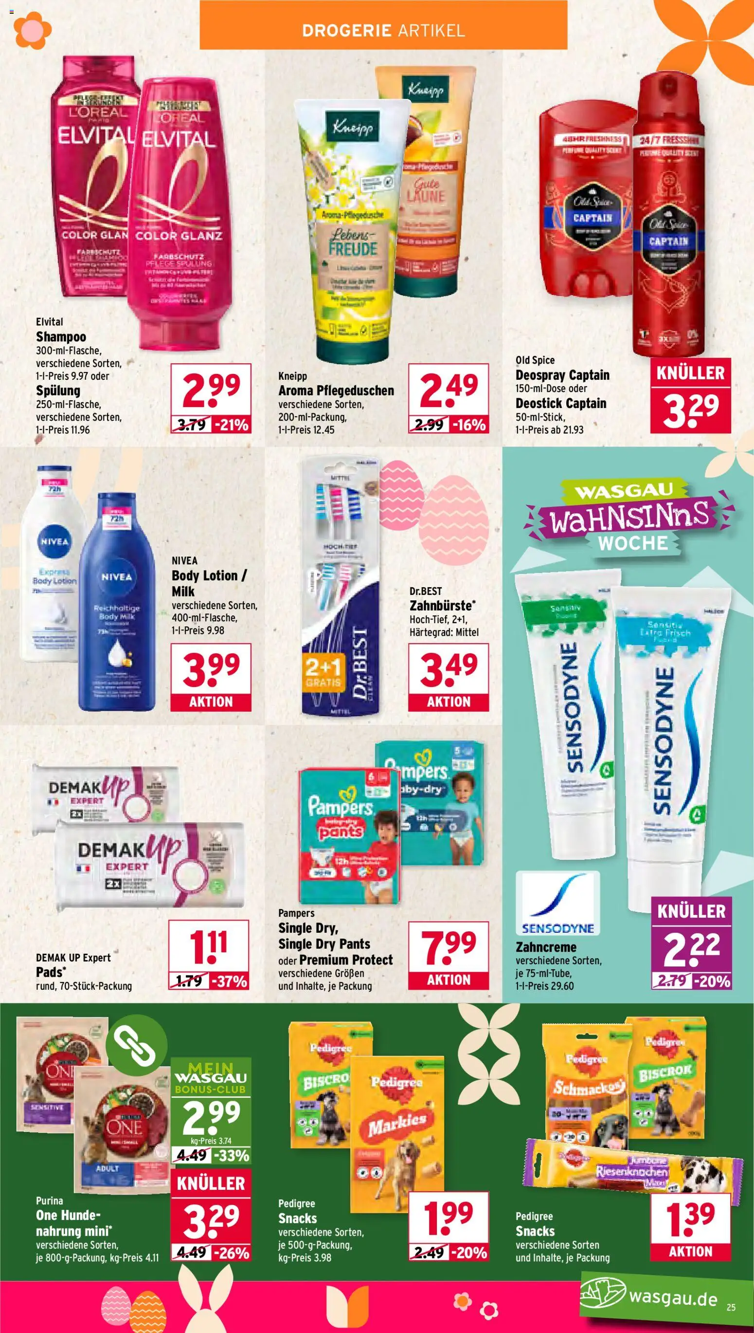 Wasgau Prospekt 	 – gültig ab 30.03.2026 | Seite: 25