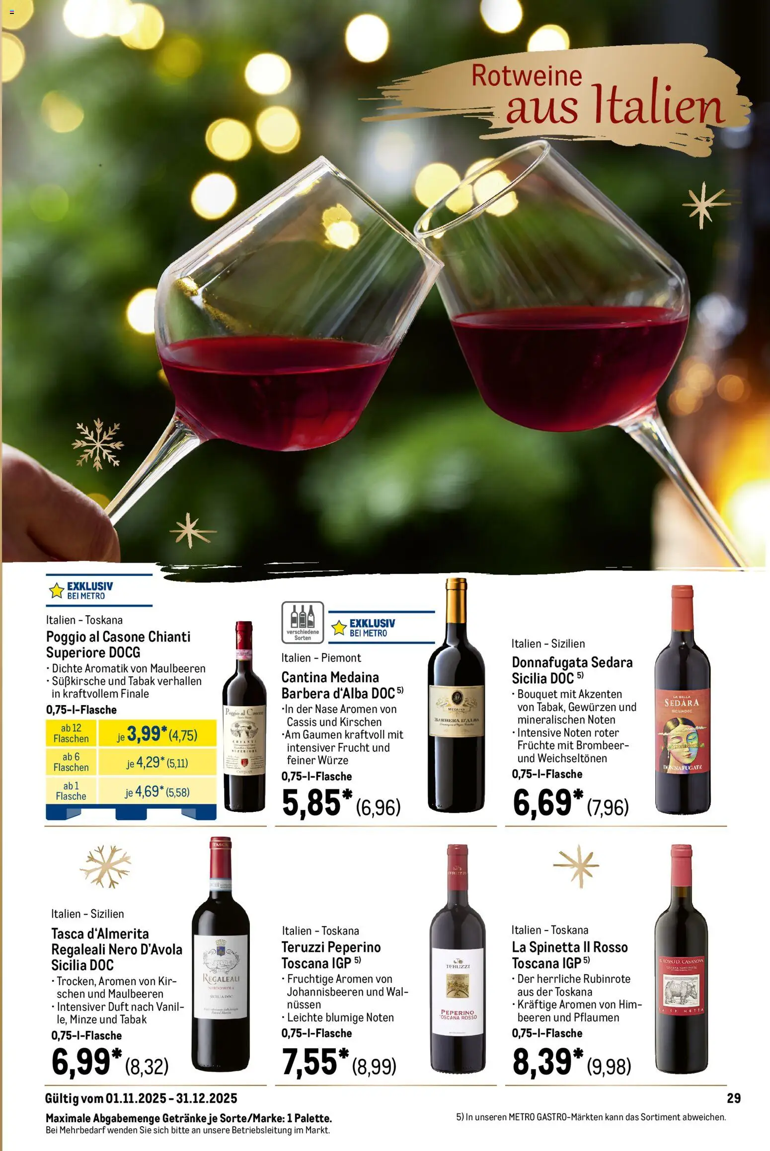 Metro Saisonkatalog Festliche Momente – gültig ab 01.11.2025 | Seite: 29 | Produkte: Pflaumen, Duft, Kirschen